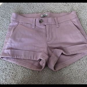 7 for All Mankind mauve pink trouser shorts